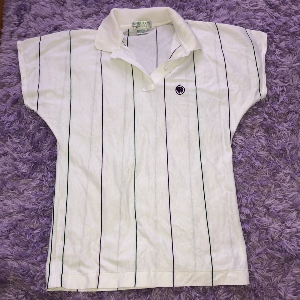 Wimbledon short sleeve collared shirt